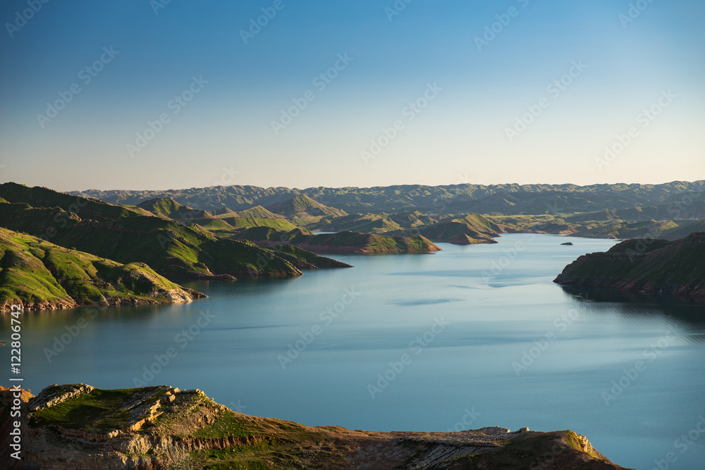 Obraz premium Gotvand Lake, Khuzestan, Iran