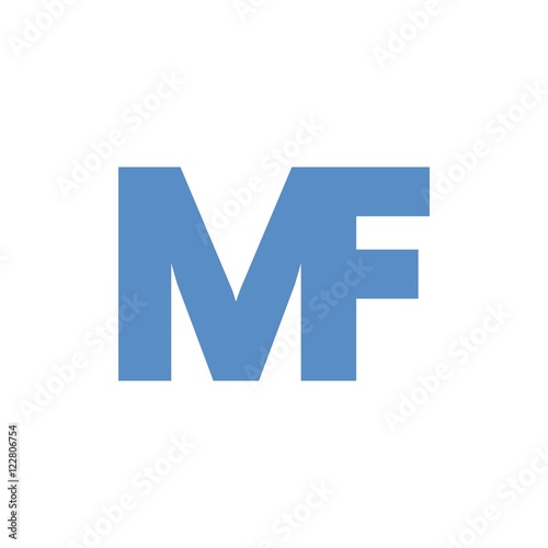 Free Download MF letter initial logo design - GFXLoad