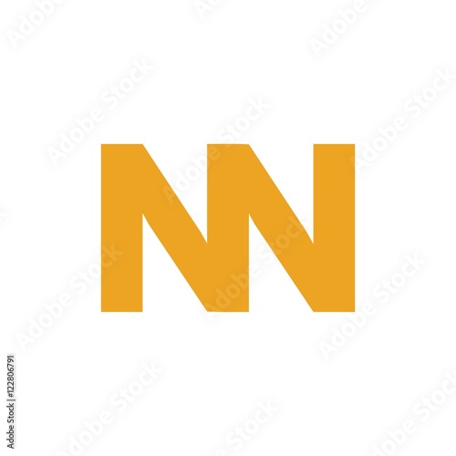 NN letter initial logo design photo