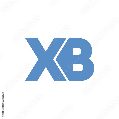 XB letter initial logo design
