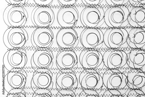 abstract background of metallic springs