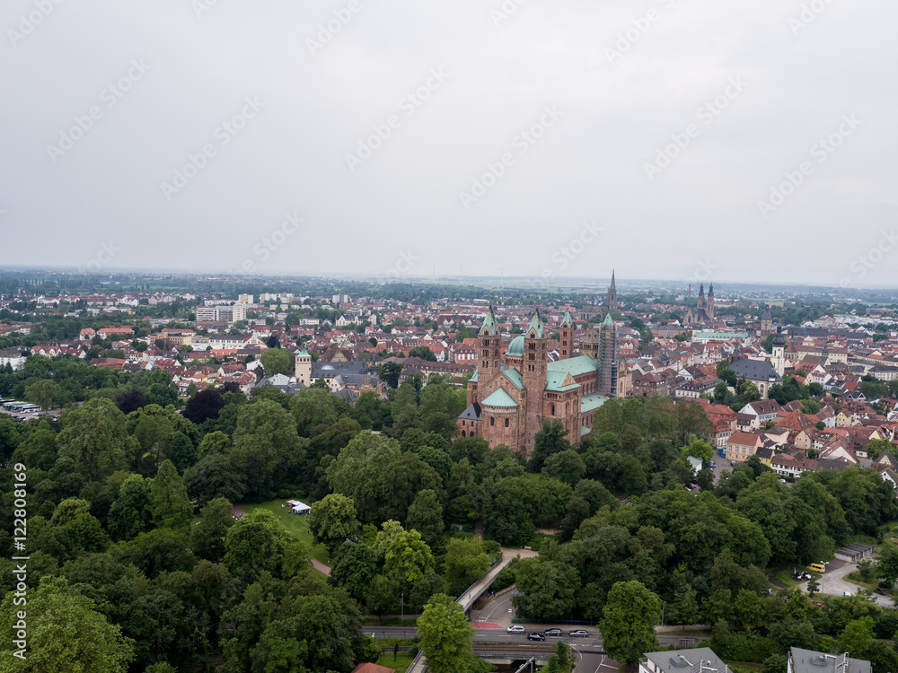 Speyer Dom Luftaufnahme