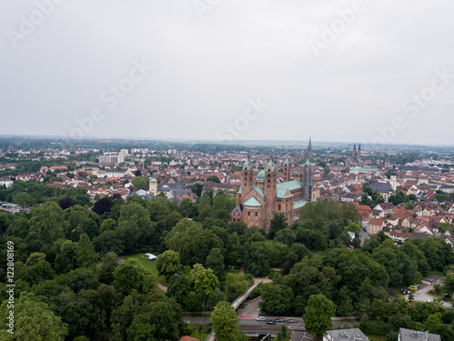 Speyer Dom Luftaufnahme