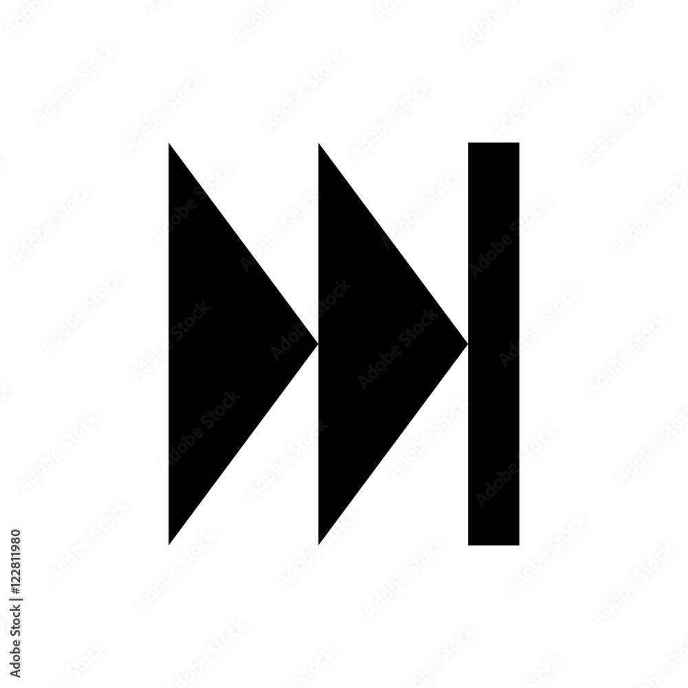 arrow shape next direction. navigation element. vector illustration arrow shape next direction. navigation element. vector illustration