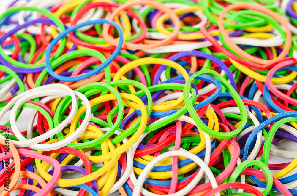 Elastic band colorful.