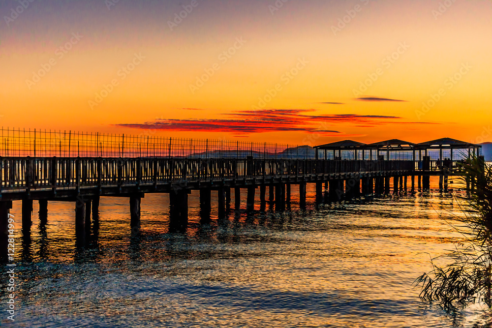 il ponte del tramonto