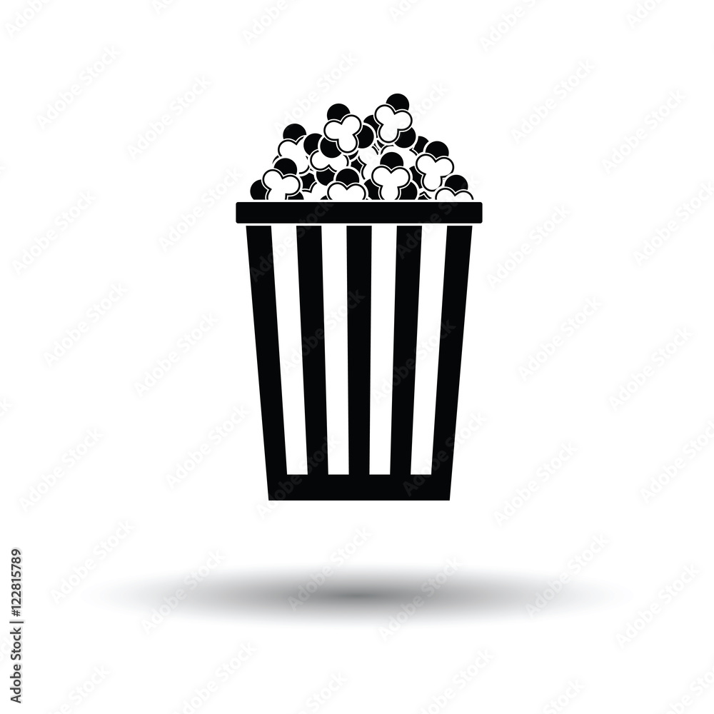 Cinema popcorn icon Cinema popcorn icon
