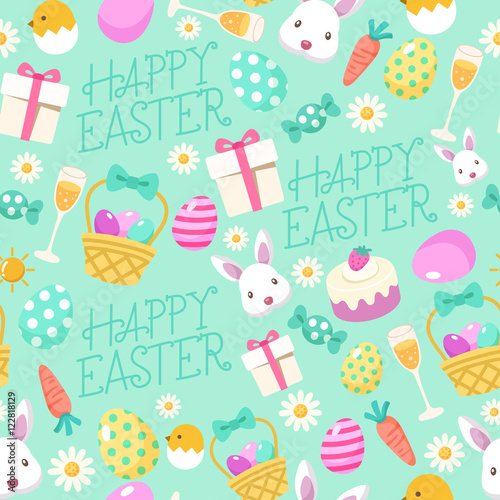 Happy Easter Elements : Vector Illustration