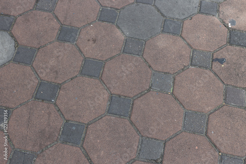 Brick ground texture