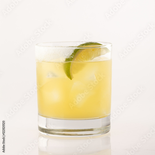 cocktail on the white background