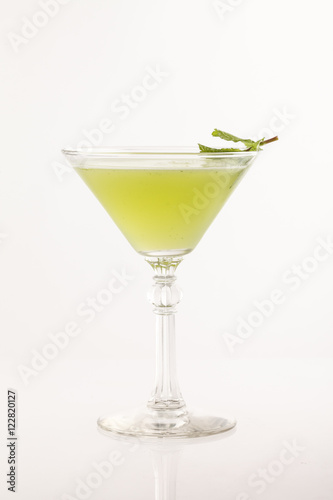 cocktail on the white background