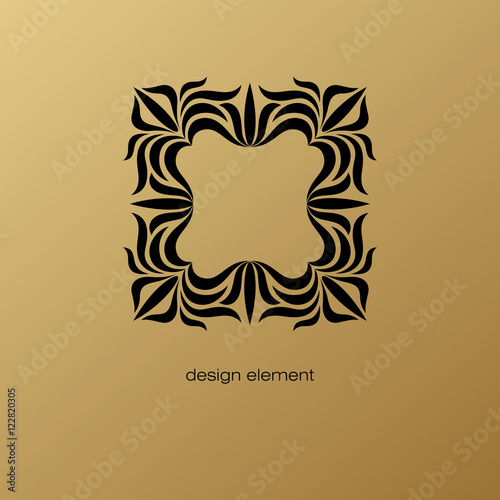 Vector icon frame to create a logo.