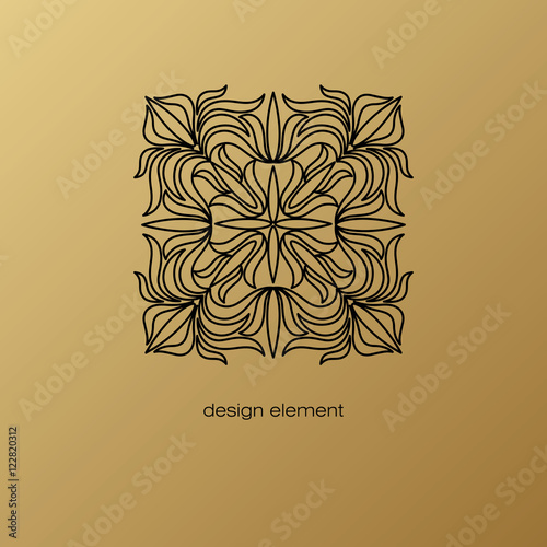 Vector icon frame to create a logo.