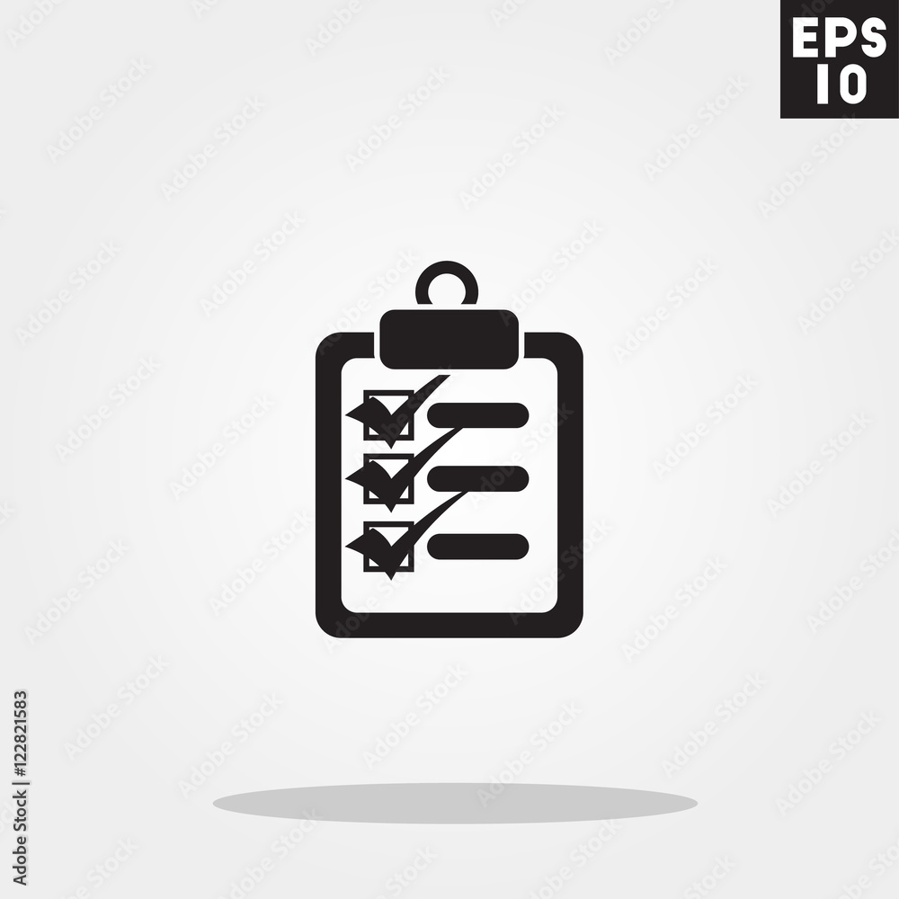 Note on board hospital icon in trendy flat style isolated on grey background. Id card symbol for your design, logo, UI. Vector illustration, EPS10. Note on board hospital icon in trendy flat style isolated on grey background. Id card symbol for your design, logo, UI. Vector illustration, EPS10.