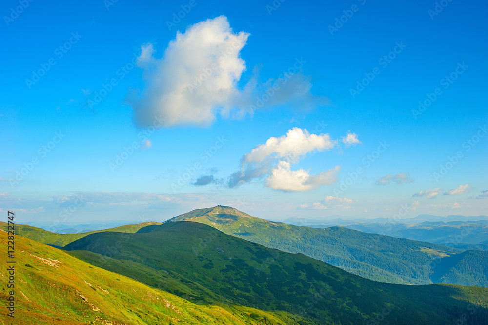 Majestic Carpathians mountains
