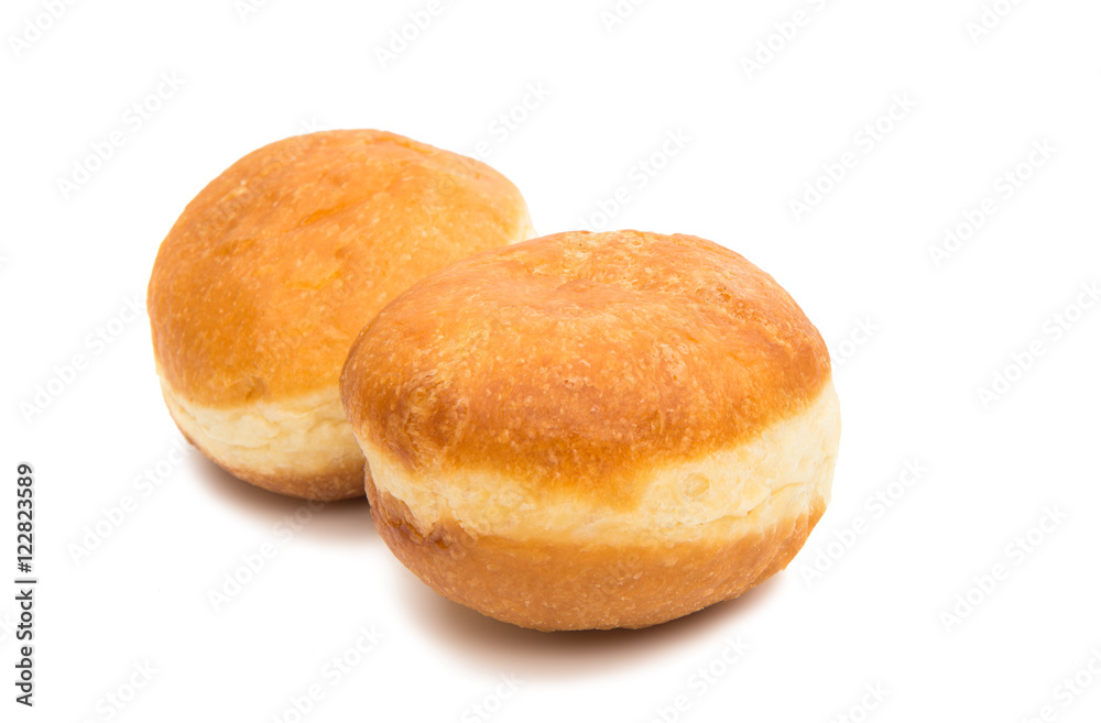 traditional German Berliner pastry with jam filling traditional German Berliner pastry with jam filling