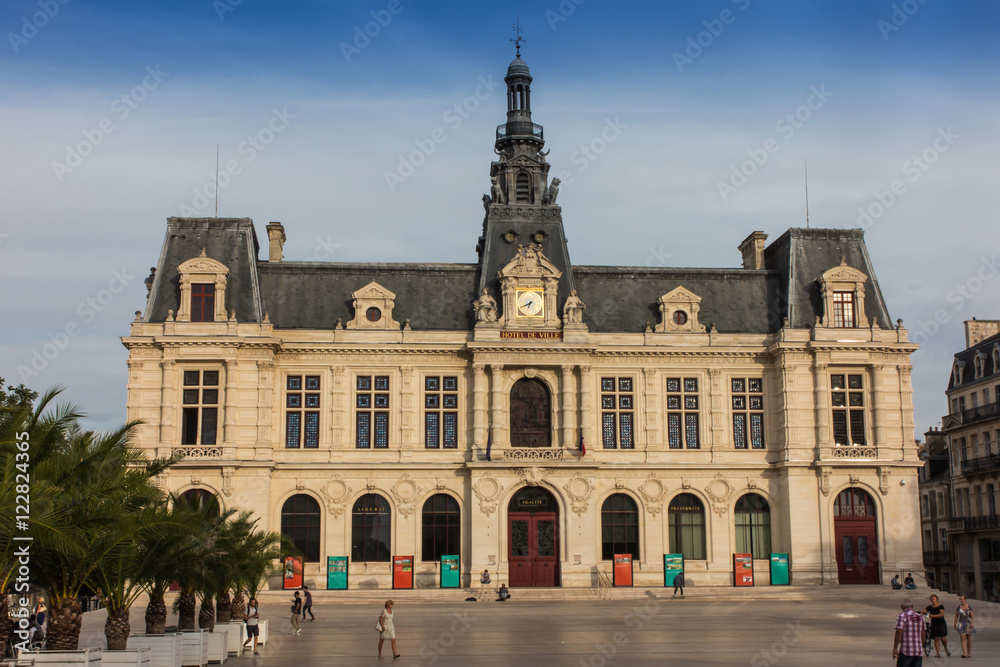 Town Hall, Hotel de Ville in Poitiers