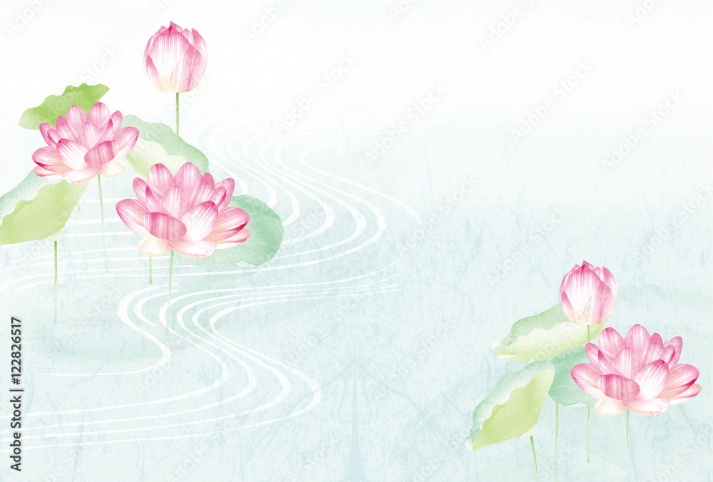 蓮の花 Stock イラスト Adobe Stock