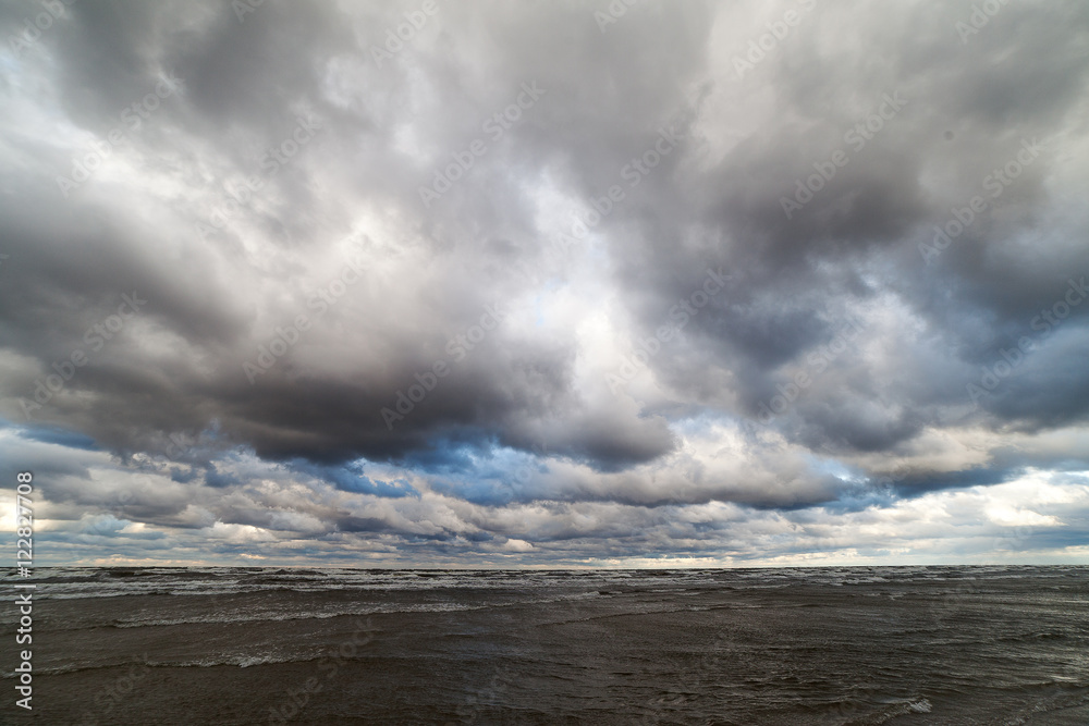 Stormy Baltic sea. Stormy Baltic sea.