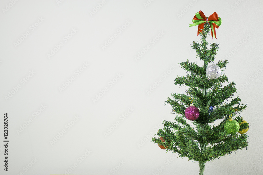 Christmas tree on white background. Christmas tree on white background.