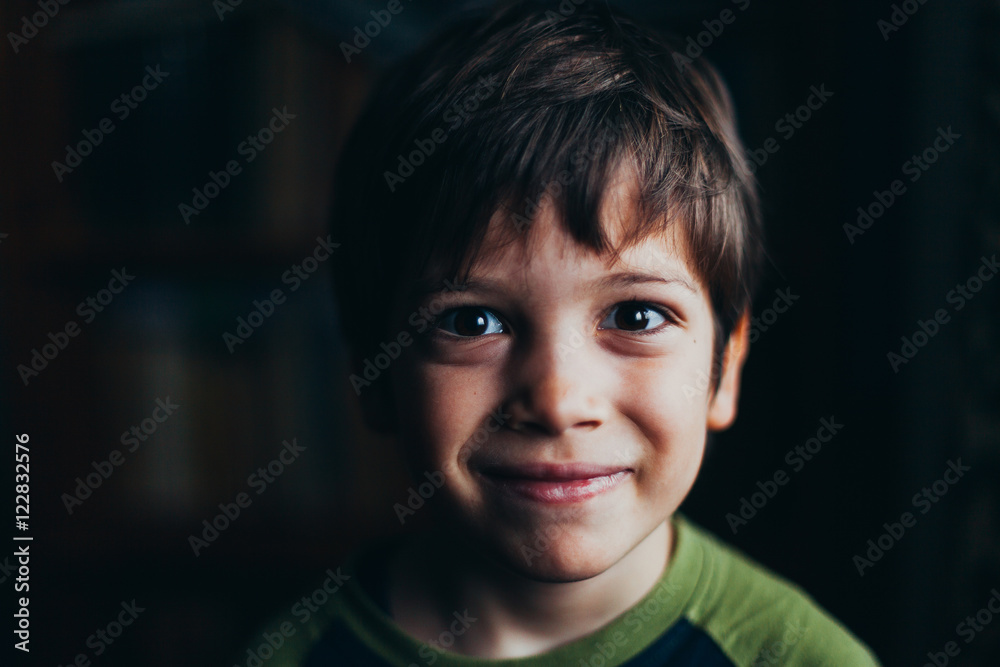 Portrait of smiling boy Portrait of smiling boy