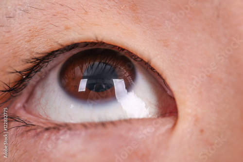 Eye of a Asian man
