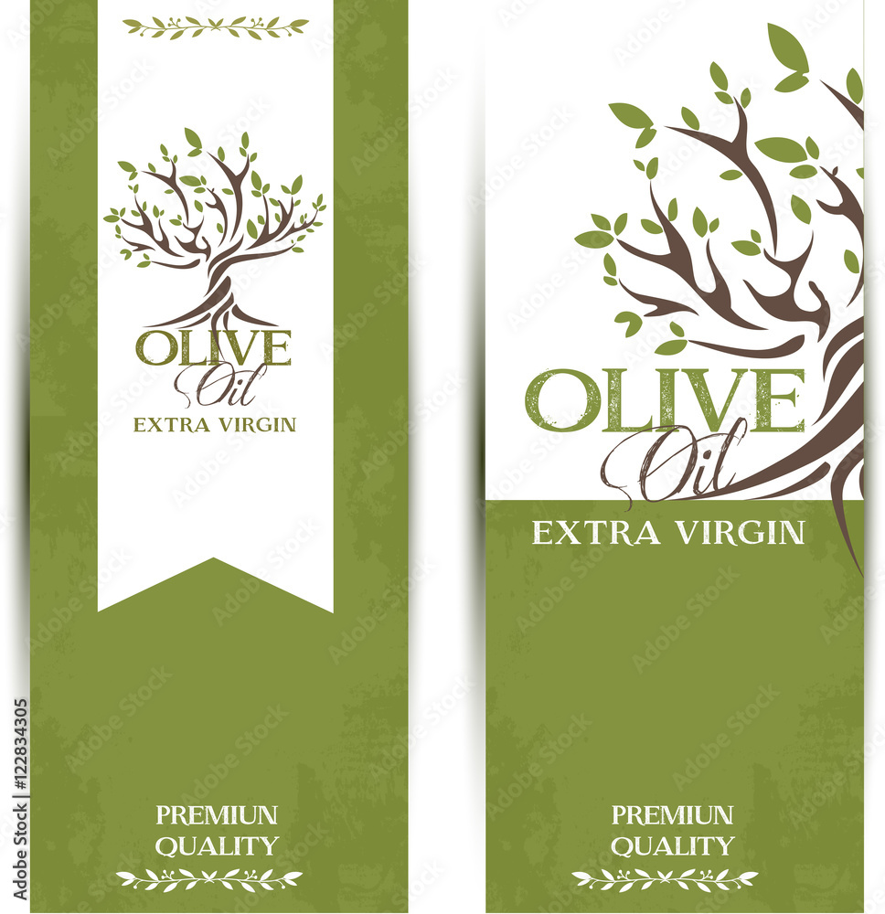 Olio d'Oliva, Etichetta, Packaging Stock Vector | Adobe Stock