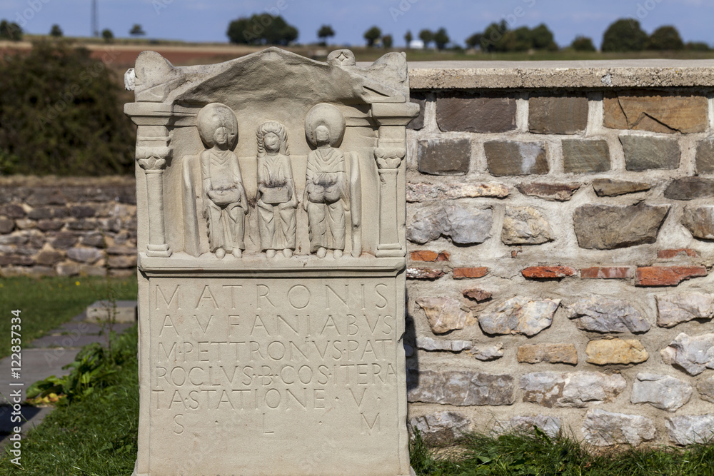Nettersheim Die Görresburg ist ein gallorömischer Tempelbezirk am