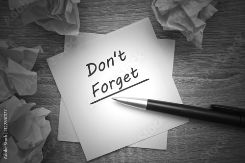 Don't Forget