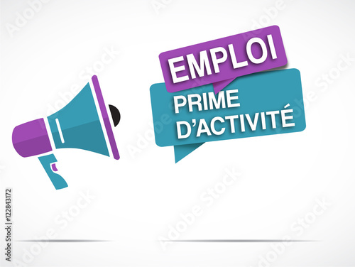 mégaphone : prime d'activité