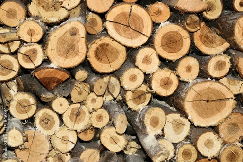 Pile of wood fire texture background    