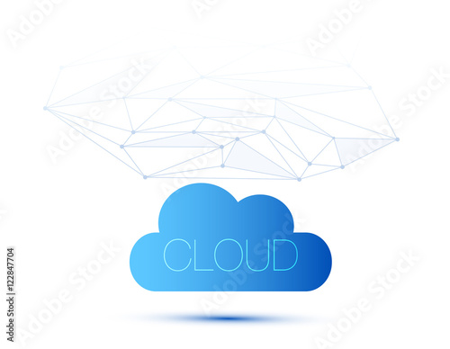 connessione, cloud, internet, nuvola
