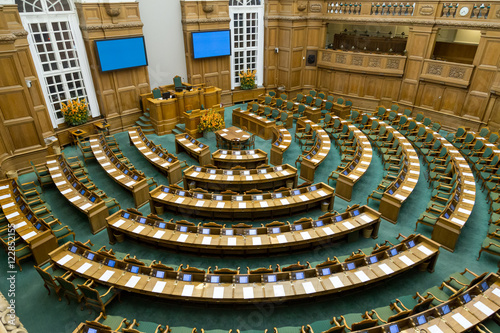 Danish parliament in Copenhagen photo