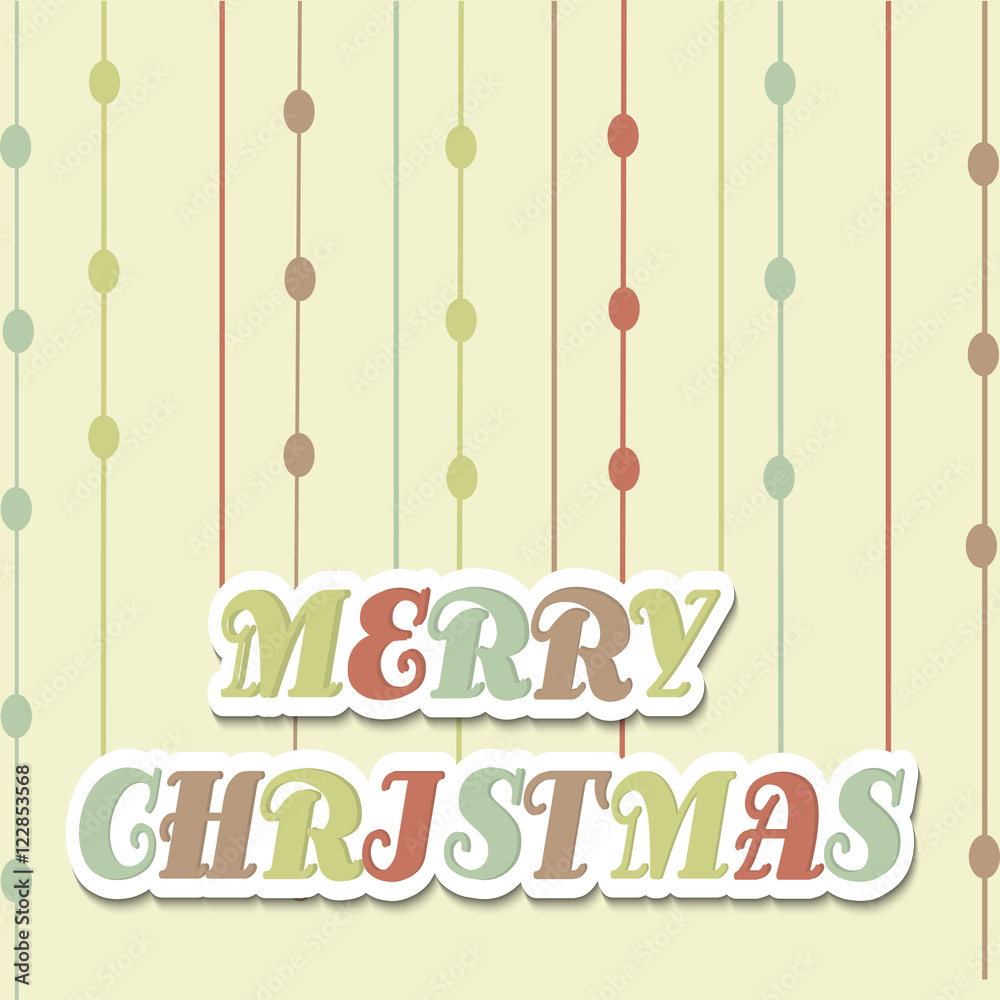 Naklejka premium Christmas