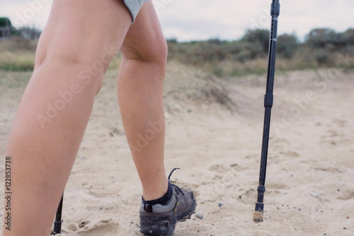 marche nordique au féminin photo