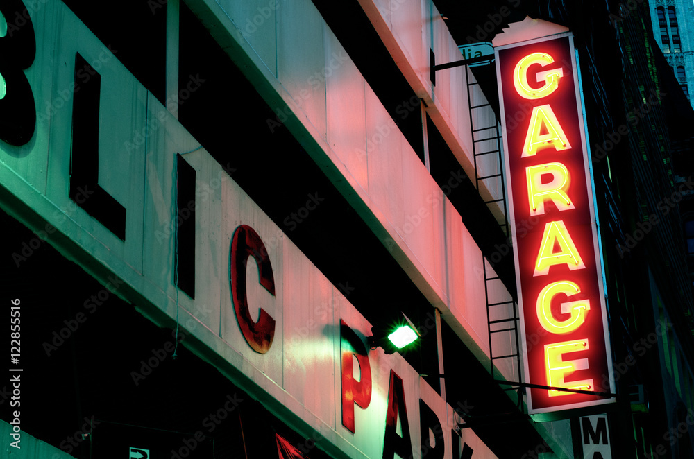 Garage Neon Sign Garage Neon Sign