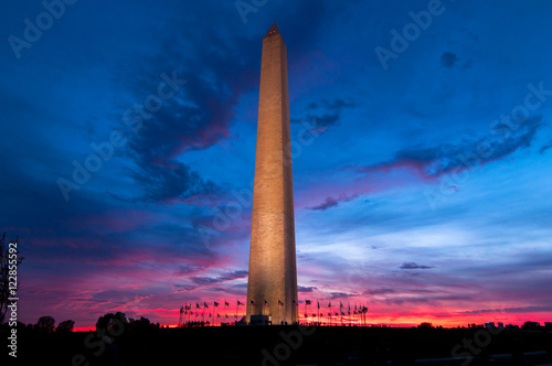 Washtington Monument Sunset