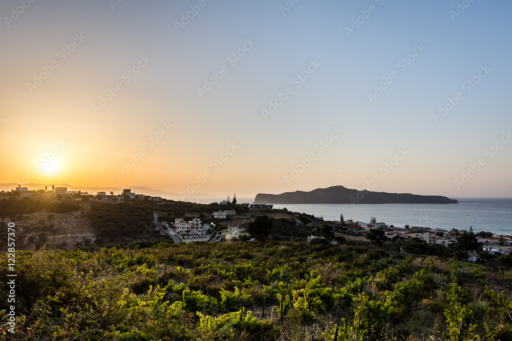 Sunset in Chania, Crete