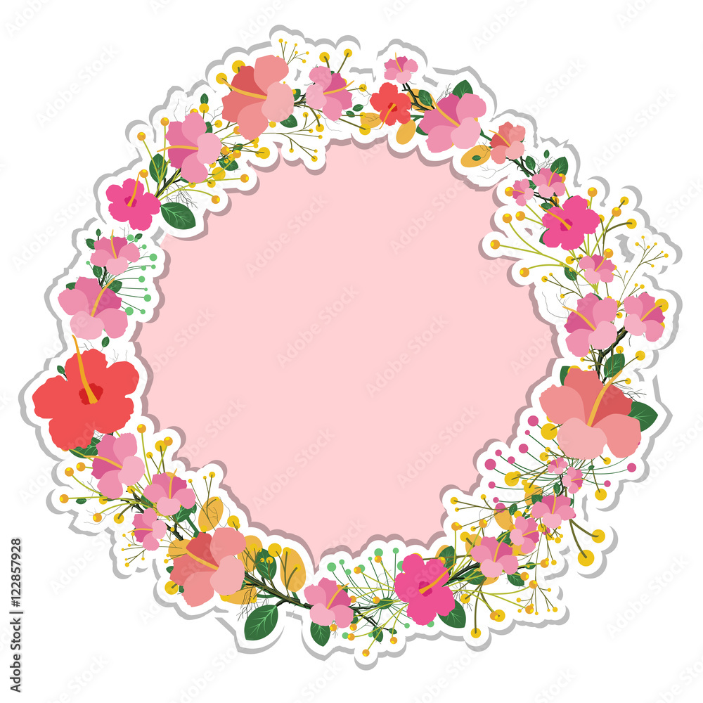 Beautiful Wreath Sticker