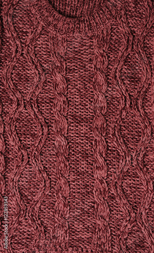 Woolen knitting background