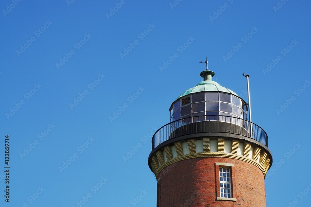 Leuchtturm bei der alten Liebe in Cuxhaven, Deutschland