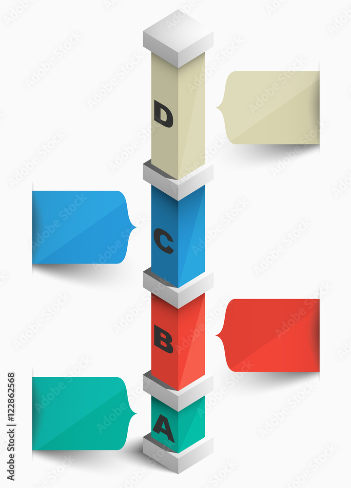 Graphic design infographics. Presentation data in a column. Graphic design infographics. Presentation data in a column.