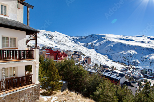 Mountain skiing - Pradollano, Sierra Nevada, , Andalusia, Spain