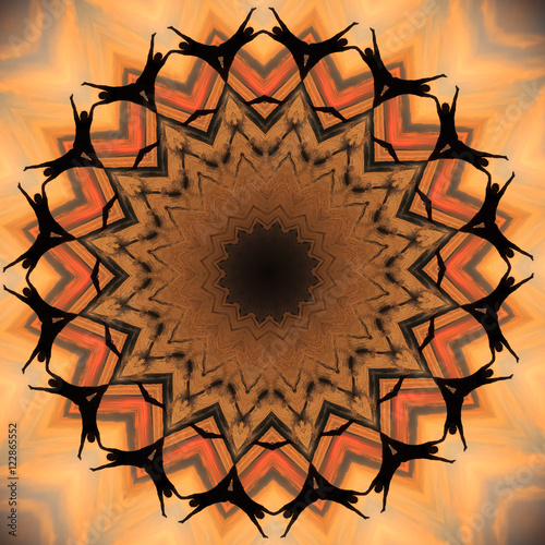 abstract kaleidoscopic background