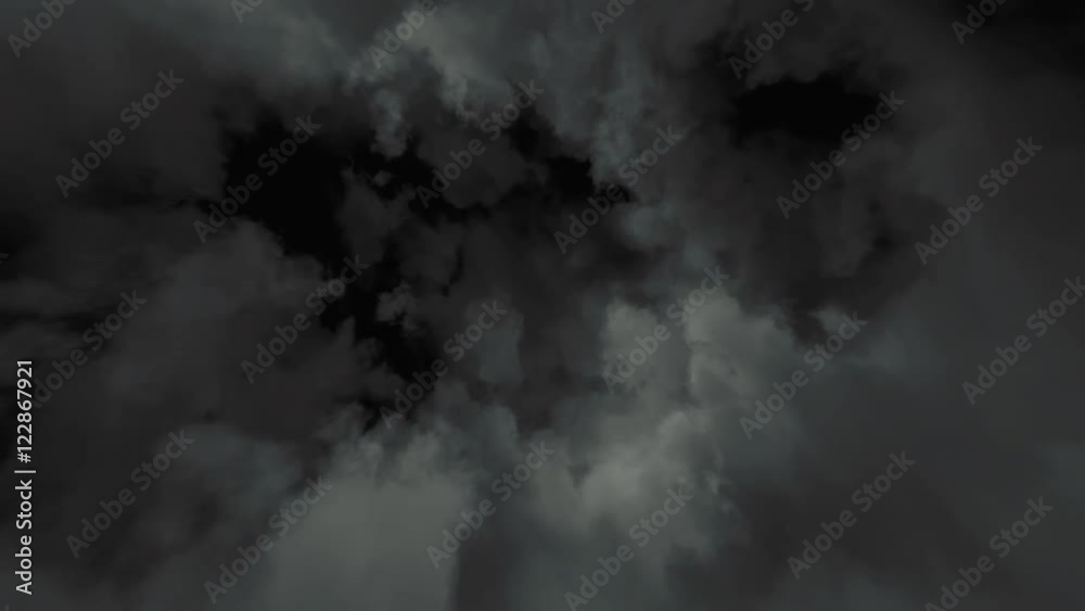 Animation of Flight through storm clouds Animation of Flight through storm clouds