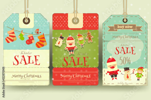 Christmas Sale Tags