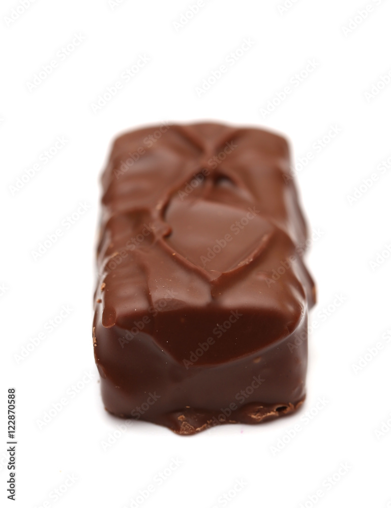 Candy Bars Isolated on a White Background Candy Bars Isolated on a White Background