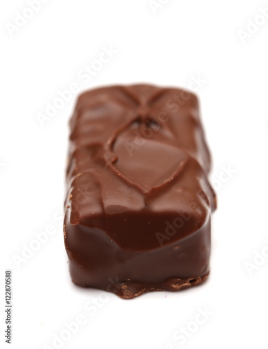 Candy Bars Isolated on a White Background