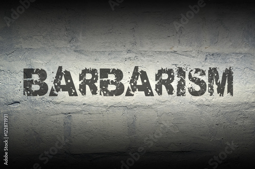 barbarism word gr photo