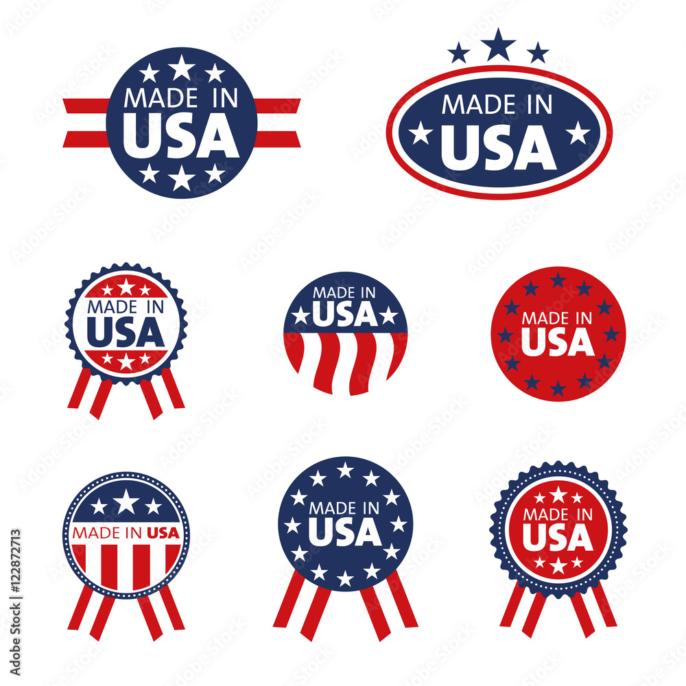 Vector set of made in the USA labels
Vector set of made in the USA labels